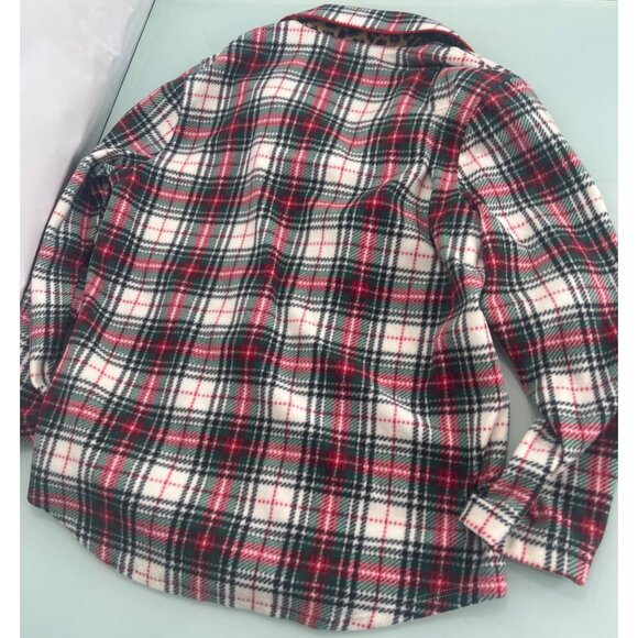 Lauren Ralph Lauren Pajama Top Shirt Sleepwear Women's Large L SOFT Comfy Tartan - Picture 5 of 8